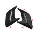 1 pair Hood Shark Gill Air Flow Intake Air Inlet Simulation Side Vent Car Stickers. 