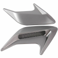 1 pair Hood Shark Gill Air Flow Intake Air Inlet Simulation Side Vent Car Stickers. 