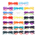 Funny Candy Color Gradient Lenses Heart-shaped Sunglasses Shades Heart Glasses Party Sun Glasses. 