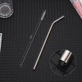 1Pcs New Straight Bent Stainless Steel Straws Silver Drinking Cup Straw Reusable 6mm 8mm Replacement Straw for Stanley 30oz 40oz Tyeso Cup. 