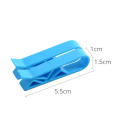 2Pcs Durable Universal Garbage Bag Fixed Clip Mini Anti-Skid Bin Bag Fixed Buckle Multifunctional Storage Sealed Clip Household. 