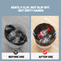 2Pcs Durable Universal Garbage Bag Fixed Clip Mini Anti-Skid Bin Bag Fixed Buckle Multifunctional Storage Sealed Clip Household. 