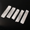 Raw Gemstone Reiki Energy Jewelry Making Crystal Quartz Natural Gypsum Sticks Healing Stone White Selenite Wand. 