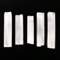 Raw Gemstone Reiki Energy Jewelry Making Crystal Quartz Natural Gypsum Sticks Healing Stone White Selenite Wand. 