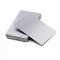 50 Pcs Durable Aluminum Metal Business Cards 86x54 mm/2.13*3.39 Inch Rectangle Aluminum Sheet Sliver Aluminum Alloy Thin Stickers Office. 