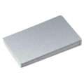 50 Pcs Durable Aluminum Metal Business Cards 86x54 mm/2.13*3.39 Inch Rectangle Aluminum Sheet Sliver Aluminum Alloy Thin Stickers Office. 