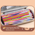 High Quality 3D Pencil Case EVA Labubu/Sanrio Pen Bag Waterproof Double Layers Pen Box School Office. 
