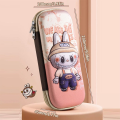 High Quality 3D Pencil Case EVA Labubu/Sanrio Pen Bag Waterproof Double Layers Pen Box School Office. 