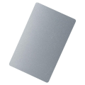 50 Pcs Multifunctional Aluminum Metal Business Cards Sliver 86x54 mm/2.13*3.39 Inch Aluminum Sheet Rectangle Aluminum Card Blanks Office. 