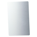 50 Pcs Multifunctional Aluminum Metal Business Cards Sliver 86x54 mm/2.13*3.39 Inch Aluminum Sheet Rectangle Aluminum Card Blanks Office. 