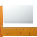 50 Pcs Multifunctional Aluminum Metal Business Cards Sliver 86x54 mm/2.13*3.39 Inch Aluminum Sheet Rectangle Aluminum Card Blanks Office. 