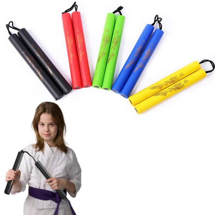 New Foam Foam Nunchakus Rope Chains Light Weight Fitness Nunchucks Fitness Safety Martial Prop Kung Fu