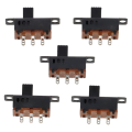 10pcs New 6 Pin 3 Position Micro Mini Toggle Switch SS-23D32G6 50V 0.5A Slide Switches 6mm Panel Mount Vertical Latching Electrical Equipment. 