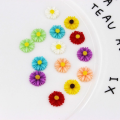 50pcs NEW Resin DIY Daisy Flower Charms Daisy Flowers Flatbacks Cabochons Flatbacks Resin Daisy Flower DIY Jewelry Making Supplies Jewelry Making Sunflower Charms. 