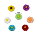 50pcs NEW Resin DIY Daisy Flower Charms Daisy Flowers Flatbacks Cabochons Flatbacks Resin Daisy Flower DIY Jewelry Making Supplies Jewelry Making Sunflower Charms. 