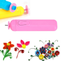Random color New DIY Craft Practical Clear Curling Winder Tool Paper Quilling Electric Quilling Pen. 