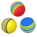 Hot Sale EVA EVA Sponge Ball Rainbow Yellow Blue Interactive Golf Training Balls Play Toys Indoor. 