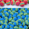 Hot Sale EVA EVA Sponge Ball Rainbow Yellow Blue Interactive Golf Training Balls Play Toys Indoor. 