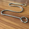 Pet Training Supplies Metal Choke Pet Show Collar Pet Pincher Chain Dog Collar Snake Chain Copper Pinch Collar. 
