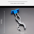 Universal Tighten Gas Tank Spanner Opener Can Opener Liquefied Gas Professional For Gas Valve Wrench. 