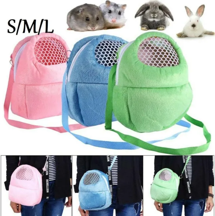 Breathable Outdoor Chinchilla Pet Carrier Hamster Carry Pouch Rabbit Cage Travel Warm Bags