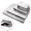 100PCS Silver Food Grade Kitchen Supplies Aluminium Foil Bags Heat Seal Bag Vacuum Sealer Storage Pouches. 