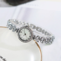 Fashion Stainless Steel Quartz Watches Rhinestone Folding buckle Mermaid Watch Simple Quartz Strap Watch Women. 