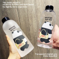Plastic Matte Cartoon Drinkware Water Cup Water Mug Sports Water Bottle. 