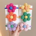 Fashion High Elastic Flower Hair Rope 3D Cartoon No Harm Hair Loop Cute Ponytail Korean Headband for Meatball Head. 