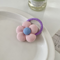 Fashion High Elastic Flower Hair Rope 3D Cartoon No Harm Hair Loop Cute Ponytail Korean Headband for Meatball Head. 