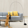 With Super Suction Cup Detachable Cats Toys with Bell 80CM Feathers Wand Long Pole Bite-resistant Kitten Toys Cat Accesorios. 