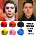 New Silicone Jawline Exerciser BPA Free Gum Tablets Massage Ball Anti-stress Exerciser Shaper Facial Exercise Ball Man and Woman. 
