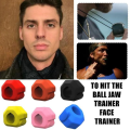 New Silicone Jawline Exerciser BPA Free Gum Tablets Massage Ball Anti-stress Exerciser Shaper Facial Exercise Ball Man and Woman. 