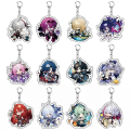 New Fuan Xuan Honkai: Star Rail Keychain March 7th Seele Anime Game Pendant Accessories Costume Prop Badge. 