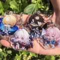 New Fuan Xuan Honkai: Star Rail Keychain March 7th Seele Anime Game Pendant Accessories Costume Prop Badge. 