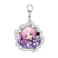 New Fuan Xuan Honkai: Star Rail Keychain March 7th Seele Anime Game Pendant Accessories Costume Prop Badge. 