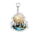 New Fuan Xuan Honkai: Star Rail Keychain March 7th Seele Anime Game Pendant Accessories Costume Prop Badge. 