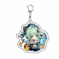 New Fuan Xuan Honkai: Star Rail Keychain March 7th Seele Anime Game Pendant Accessories Costume Prop Badge. 