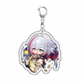 New Fuan Xuan Honkai: Star Rail Keychain March 7th Seele Anime Game Pendant Accessories Costume Prop Badge. 
