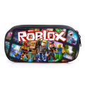 Cool Polyester Roblox Pen Boxes Single Layer Printing Pencil Case Bag Storage Cartoon Pen Case Kids Students. 