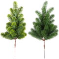 Christmas Tree Filler Realistic Artificial Pine Branches Plastic DIY Realisticl Green Garland Green Handmade Simulated Christmas pine needles Holiday Decoration. 