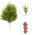 Christmas Tree Filler Realistic Artificial Pine Branches Plastic DIY Realisticl Green Garland Green Handmade Simulated Christmas pine needles Holiday Decoration. 