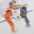 Fans Toys Doll's Clothes Labubu Doll Knitted Scarf Kawaii Cartoon Labubu Doll Accessories Creative Toy Accessories Plush Doll Scarf Kids Girls Toys. 