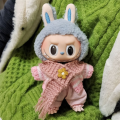 Fans Toys Doll's Clothes Labubu Doll Knitted Scarf Kawaii Cartoon Labubu Doll Accessories Creative Toy Accessories Plush Doll Scarf Kids Girls Toys. 