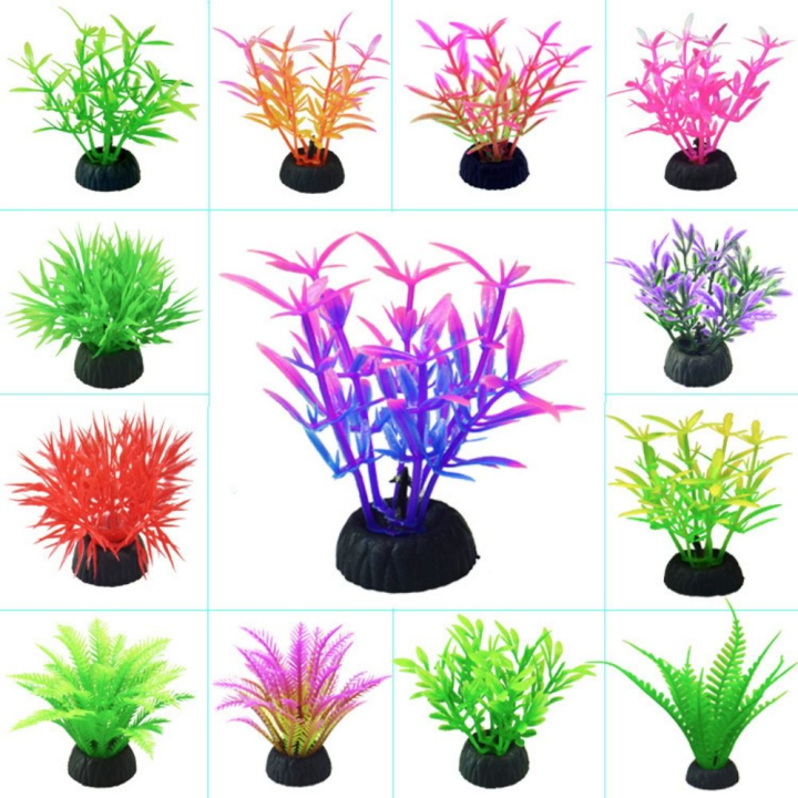 Water Weed Decorative Artificial Aquatic Mini Lifelike Underwater Aquatic Simulation Plastic Fake Water Aquarium