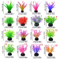 Water Weed Decorative Artificial Aquatic Mini Lifelike Underwater Aquatic Simulation Plastic Fake Water Aquarium. 