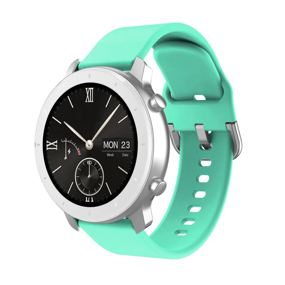 Watch Band Soft Silicone 22mm Smartwatch Replacement Wrist Strap