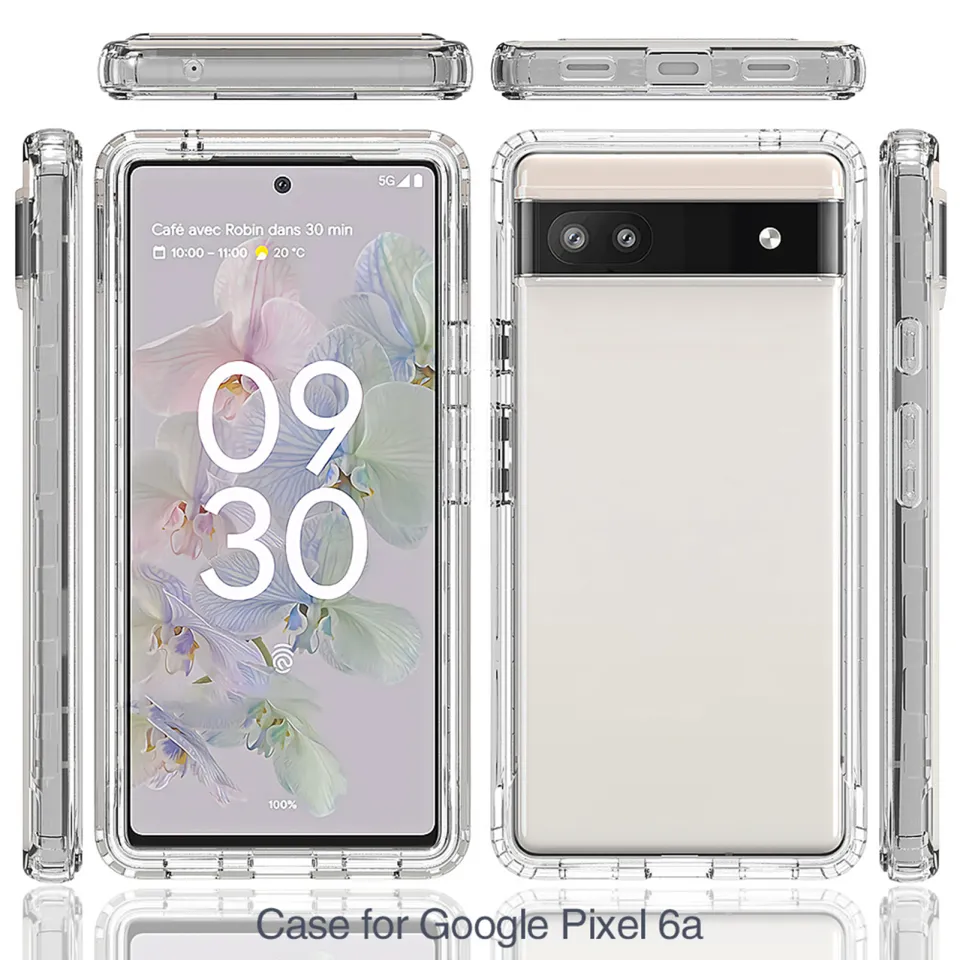 Custodia BENTOBEN Per Google Pixel 6 E 6 Pro – Ibrida Antiurto Viola Sottile