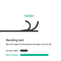 Replacement USB Charging Cable for Fairywill/KIPOZI Sonic Electric Toothbrush - 3 Feet (1 Meter) (White). 