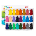 SF 12/24 Colors/Set Drop Shape Crayons Non Dirty Hand Washable Safe Non-Toxic for kids Baby Toddler Gift Early Education Tools. 